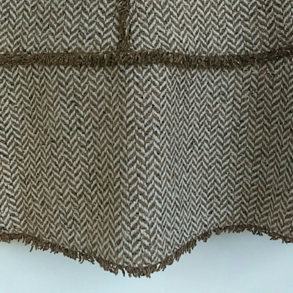 Super cute flaunce fringe silk/wool skirt by LOFT - Picture 4 of 4